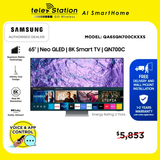 Samsung QN700C 65" 8K Neo QLED Smart TV
