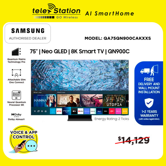 Samsung QN900C 75" 8K Neo QLED Smart TV