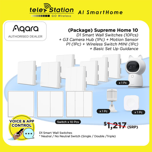 Aqara Package Supreme Home 10
