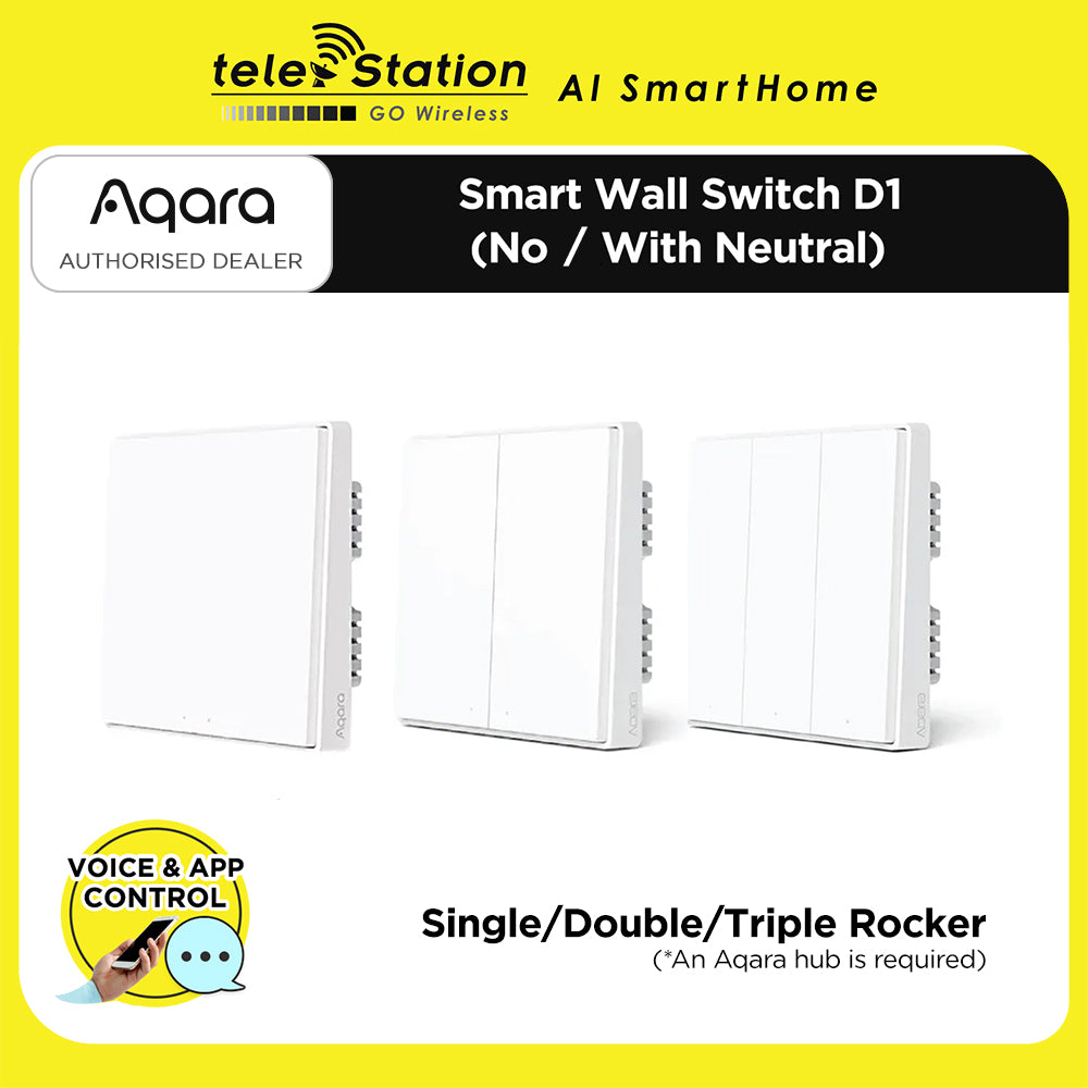 Aqara Smart Wall Switch D1 – Telestation AI SmartHome