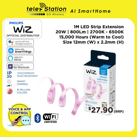 Philips WiZ LED Strip Extension 1m (1 Year Local Warranty)