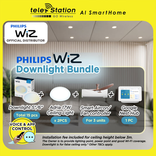 Philips Wiz Downlight Bundle with Controller (2 Years Local Warranty)