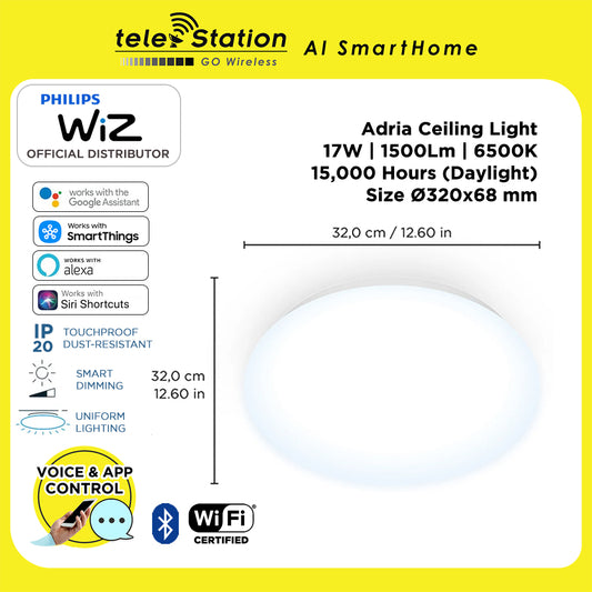 Philips Wiz Ceiling Light Bundle with Controller