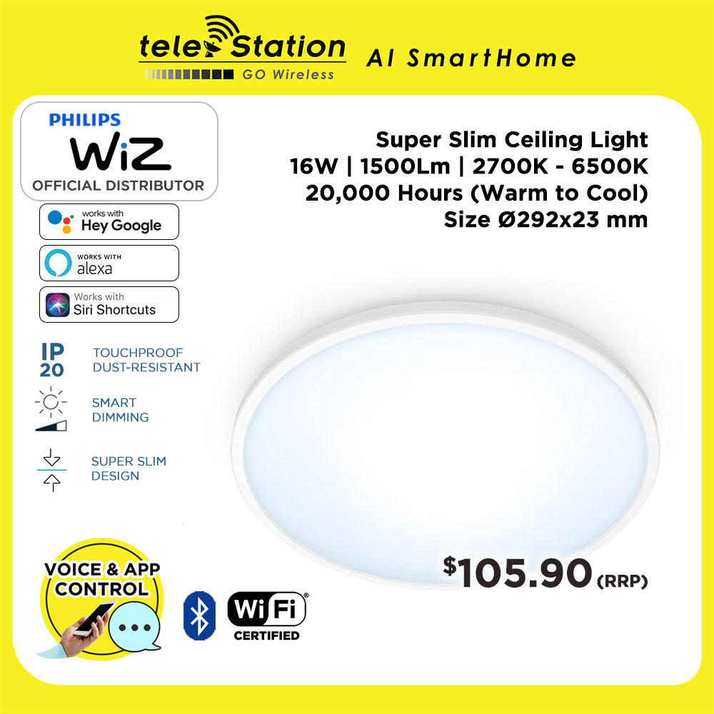 philips superslim wiz smart ceiling light