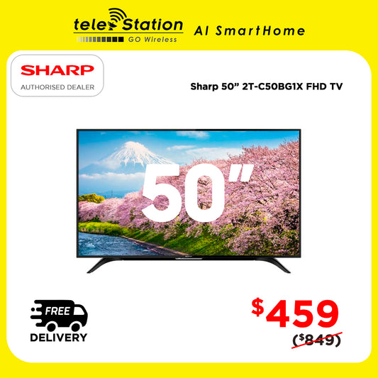 [CLEARANCE SALE] Sharp 50” 2T-C50BG1X FHD TV