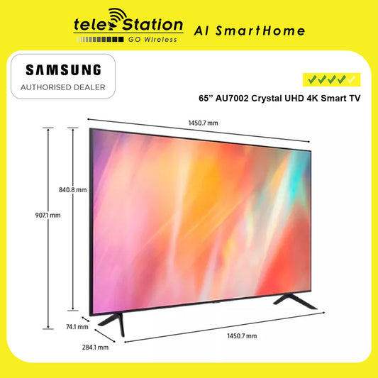 Samsung AU7002 65" Crystal UHD 4K TV