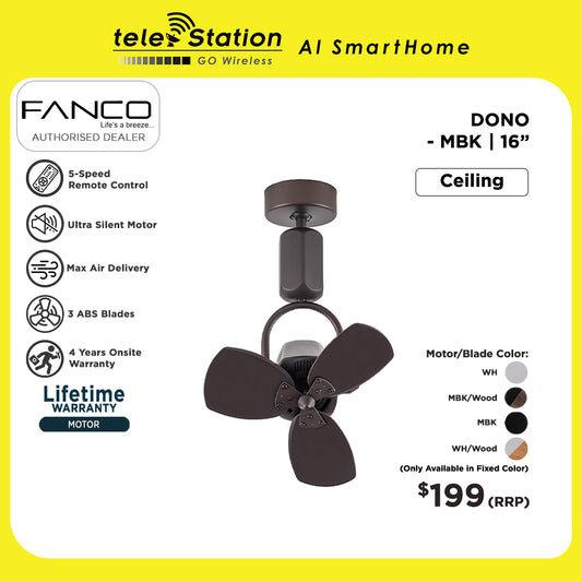 Fanco DONO Wall / Ceiling Fan