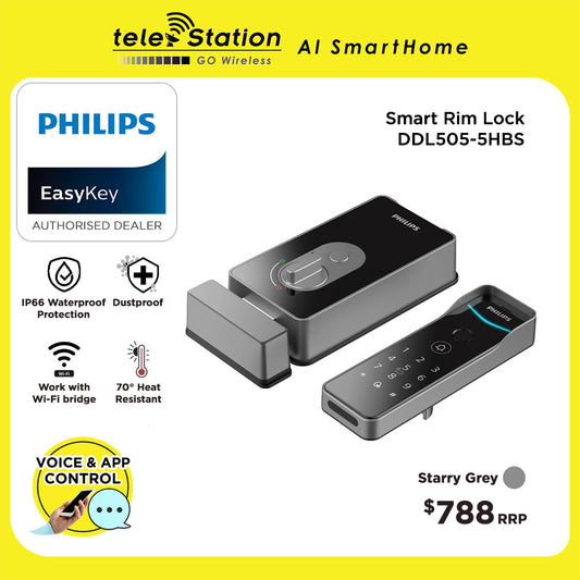 Philips Smart Rim Lock 505-5HBS