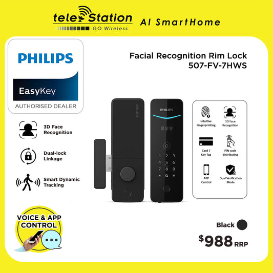 Philips Smart Rim Lock 507-FV-7HWS