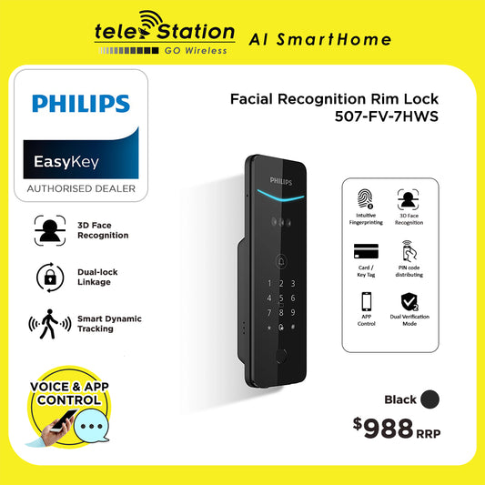 Philips Smart Rim Lock 507-FV-7HWS