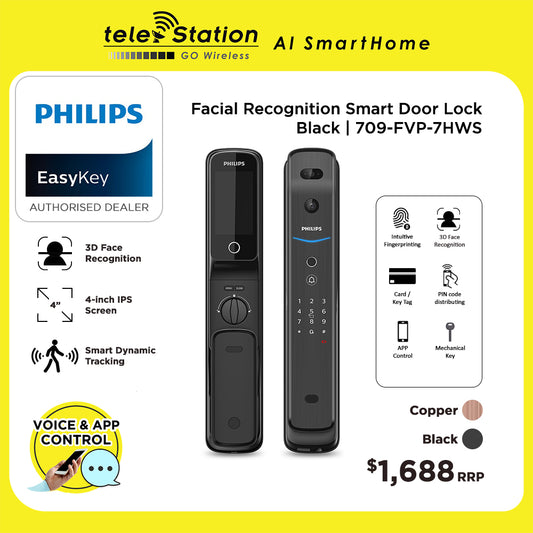 Philips Smart Door Lock 709-FVP-7HWS