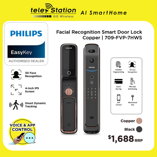 Philips Smart Door Lock 709-FVP-7HWS