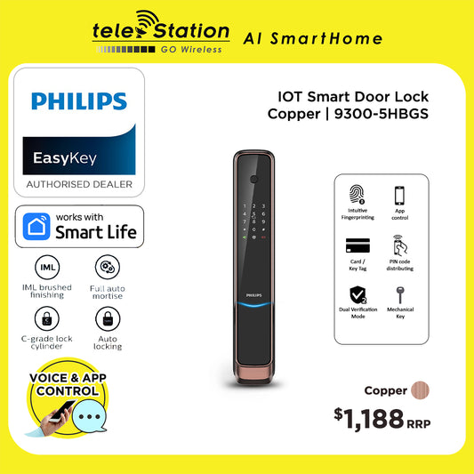 Philips Smart Door Lock 9300-5HBGS