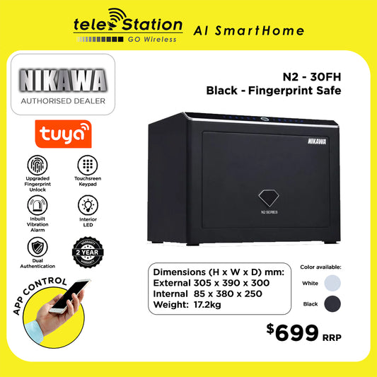 Nikawa N2-30FH Fingerprint Smart Safe Box