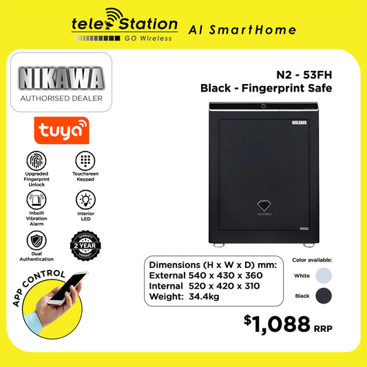 Nikawa N2-53FH Fingerprint Smart Safe Box