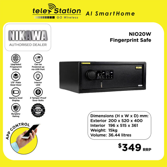 Nikawa NIO20W Fingerprint Smart Safe Box