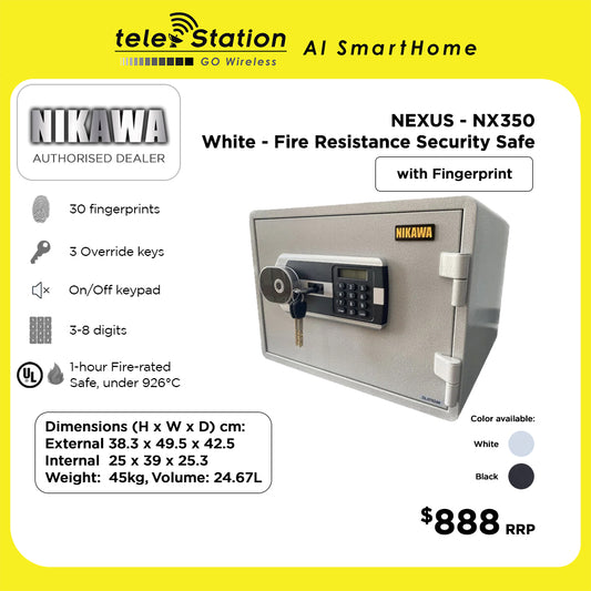 Nikawa NEXUS NX350 Fire Resistance Security Safe Box