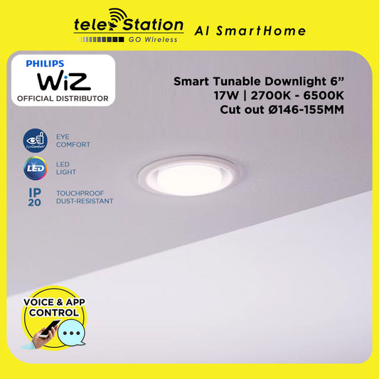 [BUNDLE] 10 x Philips Wiz 5"/6” Tunable White Downlight 17W + Installation