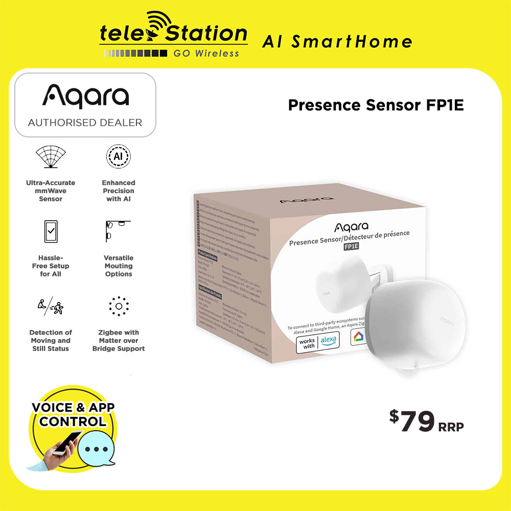 Aqara Presence Sensor FP1E – Telestation AI SmartHome