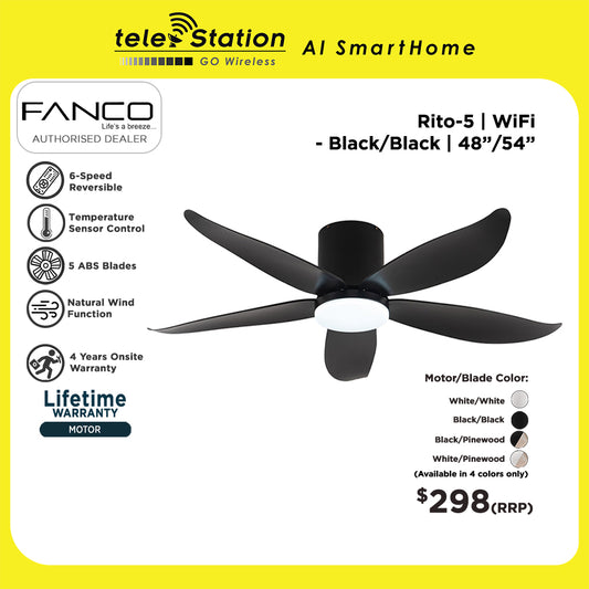 Fanco RITO 5 Ceiling Fan