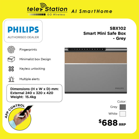 Philips SBX102 Smart Mini Safe Box