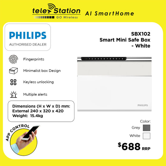 Philips SBX102 Smart Mini Safe Box