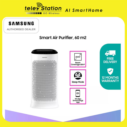 [CLEARANCE SALE] Samsung Smart Air Purifier, 60m² AX60R5080WD/ME
