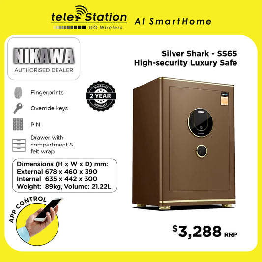 Nikawa SILVERSHARK High-Security Luxury Safe Box