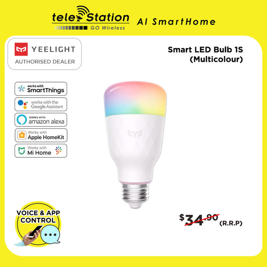 Yeelight Smart LED Bulb 1S (Multicolour)