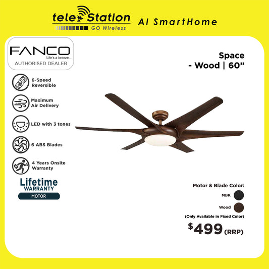 Fanco SPACE Ceiling Fan