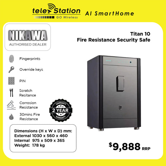 Nikawa TITAN Fire Resistance Security Safe Box