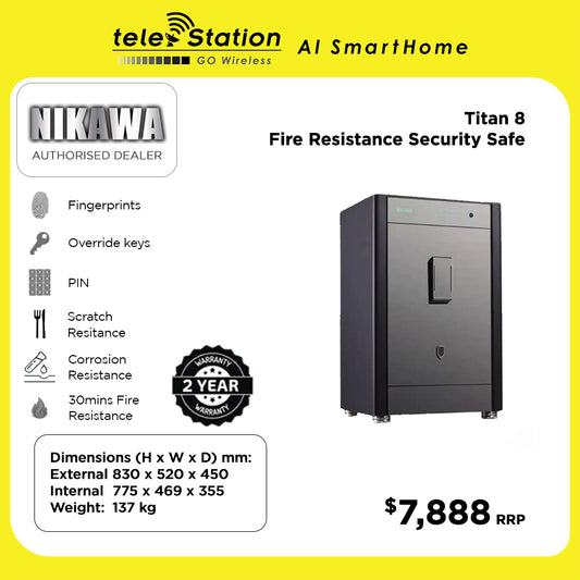 Nikawa TITAN Fire Resistance Security Safe Box