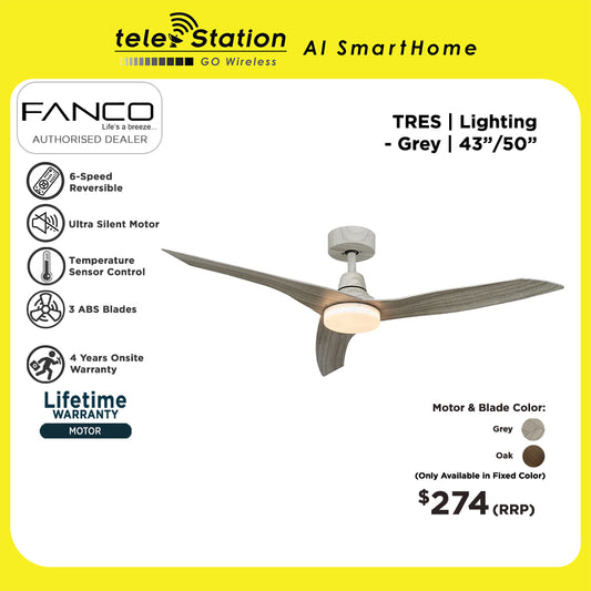 Fanco TRES Ceiling Fan