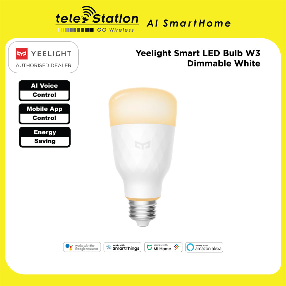 Hey Light Yeelight Smart LED Bulb W3 – Telestation AI SmartHome